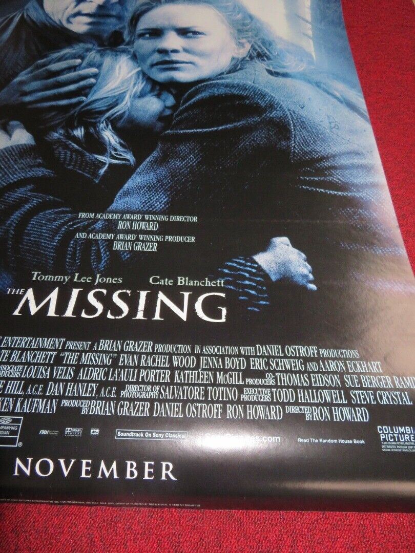 THE MISSING  US ONE SHEET ROLLED POSTER TOMMY LEE JONES CATE BLANCHETT 2003