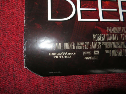 DEEP IMPACT  US ONE SHEET ROLLED POSTER ELIJAH EOOD ROBERT DUVALL 1998