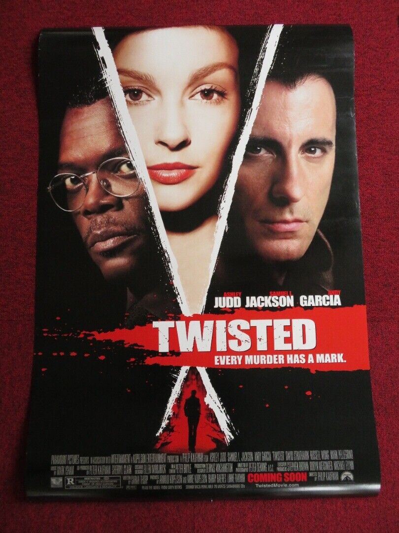 TWISTED  US ONE SHEET ROLLED POSTER SAMUEL L.JACKSON ASHELY JUDD 2004