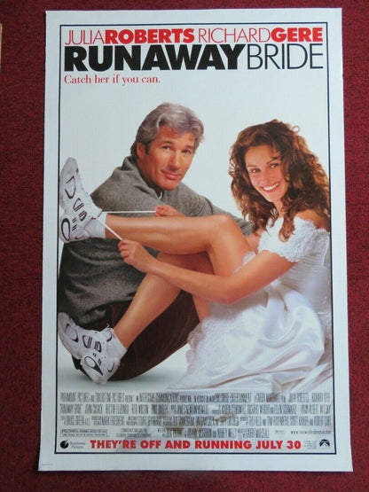 RUNAWAY BRIDE US ONE SHEET ROLLED POSTER JULIA ROBERTS RICHARD GERE 1999