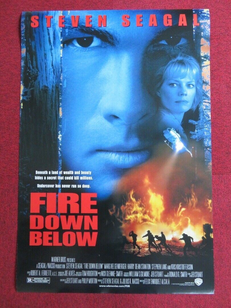 FIRE DOWN BELOW  US ONE SHEET ROLLED POSTER STEVEN SEAGAL 1997