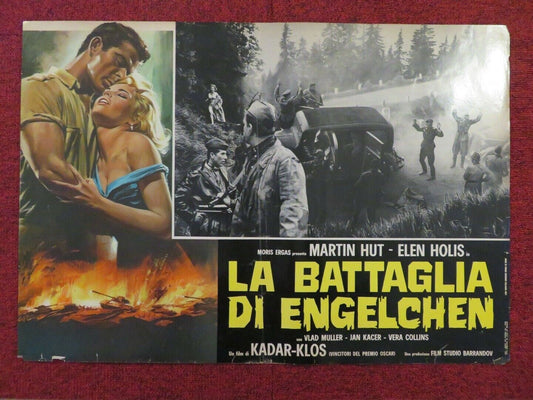 LA BATTAGLIA DI ENGELCHEN / SMRT SI RIKA ENGELCHEN ITALIAN FOTOBUSTA POSTER 1963