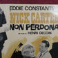 NICK CARTER NON PERDONA / LICENSE TO KILL ITALIAN FOTOBUSTA POSTER 1964