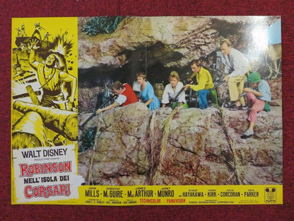 SWISS FAMILY ROBINSON - B ITALIAN FOTOBUSTA POSTER DISNEY JOHN MILLS 1962