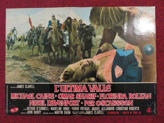 L'ULTIMA VALLE / THE LAST VALLEY ITALIAN FOTOBUSTA POSTER MICHAEL CAINE SHARIF