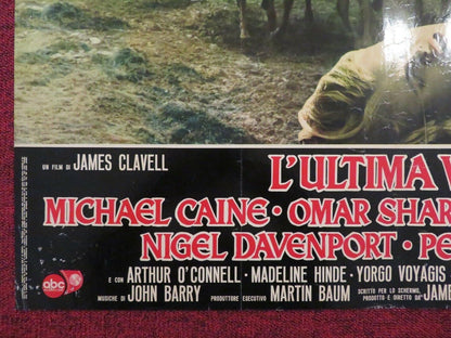 L'ULTIMA VALLE / THE LAST VALLEY ITALIAN FOTOBUSTA POSTER MICHAEL CAINE SHARIF