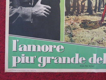 L'AMORE PIU' GRANDE DEL MONDO / COME NEXT SPRING ITALIAN FOTOBUSTA POSTER 1956