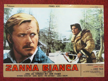 ZANNA BIANCA / WHITE FANG - B ITALIAN FOTOBUSTA POSTER LUCIO FULCI FRANCO NERO