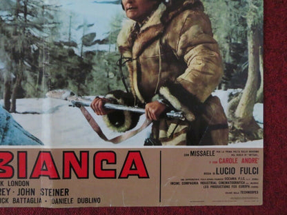 ZANNA BIANCA / WHITE FANG - B ITALIAN FOTOBUSTA POSTER LUCIO FULCI FRANCO NERO