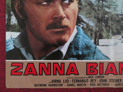 ZANNA BIANCA / WHITE FANG - B ITALIAN FOTOBUSTA POSTER LUCIO FULCI FRANCO NERO