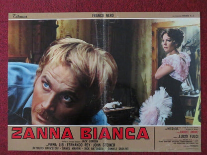 ZANNA BIANCA / WHITE FANG - D ITALIAN FOTOBUSTA POSTER LUCIO FULCI FRANCO NERO