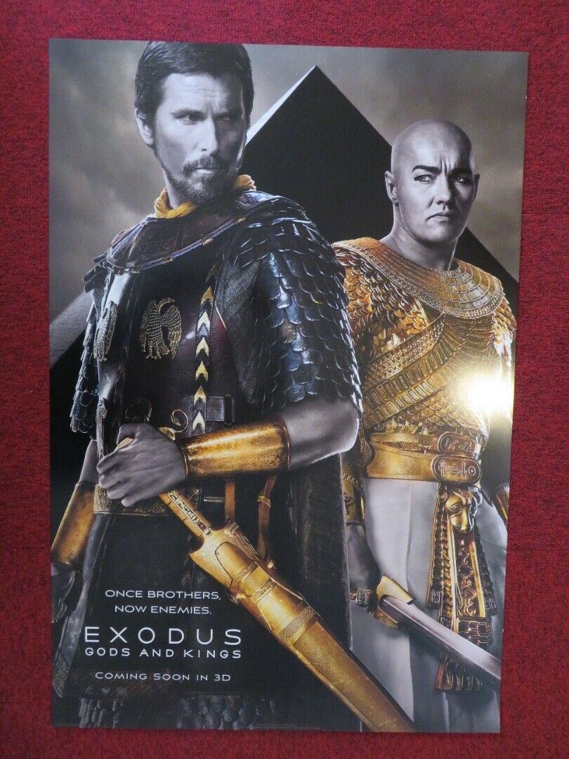 EXODUS GODS AND KINGS B US ONE SHEET ROLLED POSTER CHRISTIAN BALE 2014