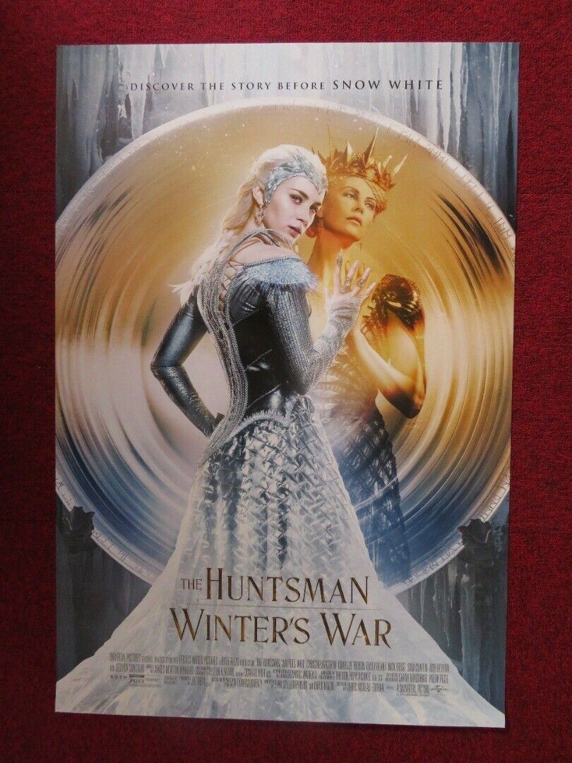 THE HUNTSMAN WINTER'S WAR -B US ONE SHEET ROLLED POSTER CHARLIZE THERON 2016