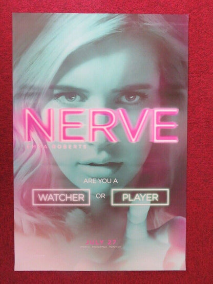 NERVE  US ONE SHEET ROLLED POSTER EMMA ROBERTS 2016