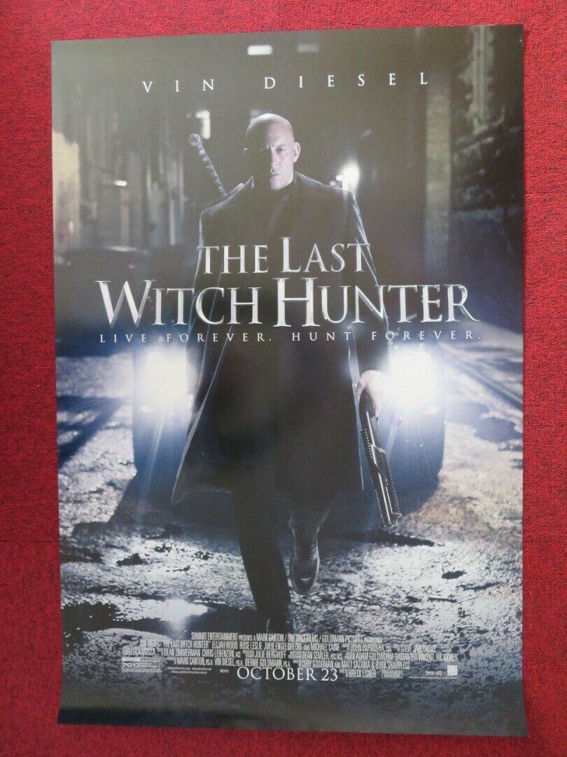 THE LAST WITCH HUNTER US ONE SHEET ROLLED POSTER VIN DIESEL 2015