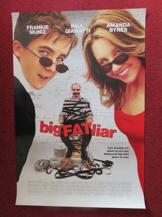 BIG FAT LIAR US ONE SHEET ROLLED POSTER PAUL GIAMATTI FRANKIE MUNIZ 2002