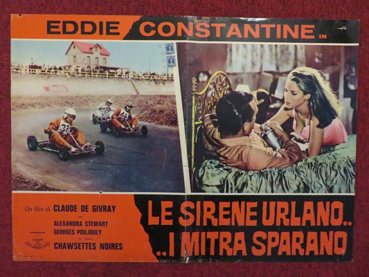 LE SIRENE URLANO I MITRA SPARANO / A SWELLED HEAD ITALIAN FOTOBUSTA POSTER 1962