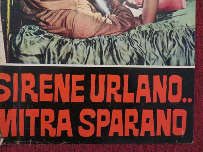 LE SIRENE URLANO I MITRA SPARANO / A SWELLED HEAD ITALIAN FOTOBUSTA POSTER 1962