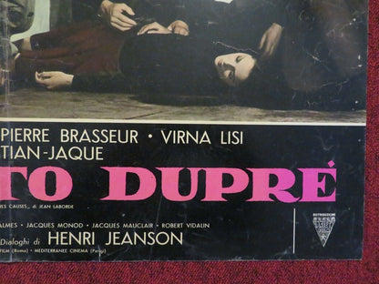 IL DELITTO DUPRE / DONT TEMPT THE DEVIL ITALIAN FOTOBUSTA POSTER 1963