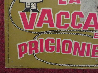 LA VACCA E IL PRIGIONIERO / THE COW AND I ITALIAN FOTOBUSTA POSTER 1959