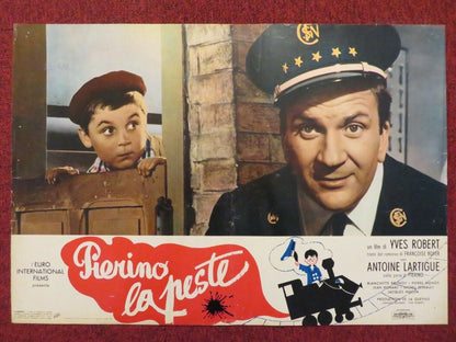 PIERINO LA PESTE / BEBERT AND THE TRAIN ITALIAN FOTOBUSTA POSTER PIERRE MONDY