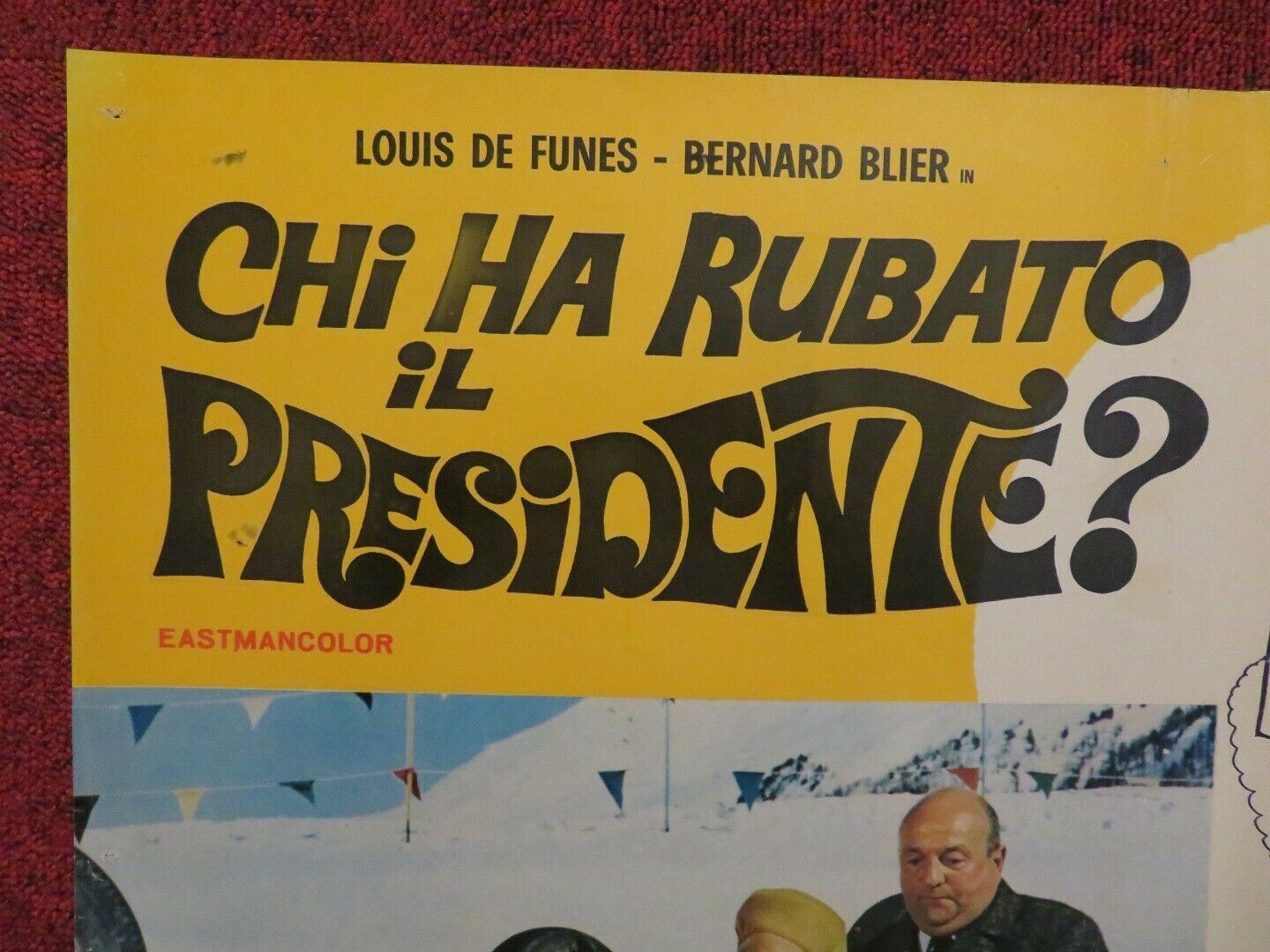 CHI HA RUBATO IL PRESIDENTE / THE RESTAURANT ITALIAN FOTOBUSTA POSTER 1966