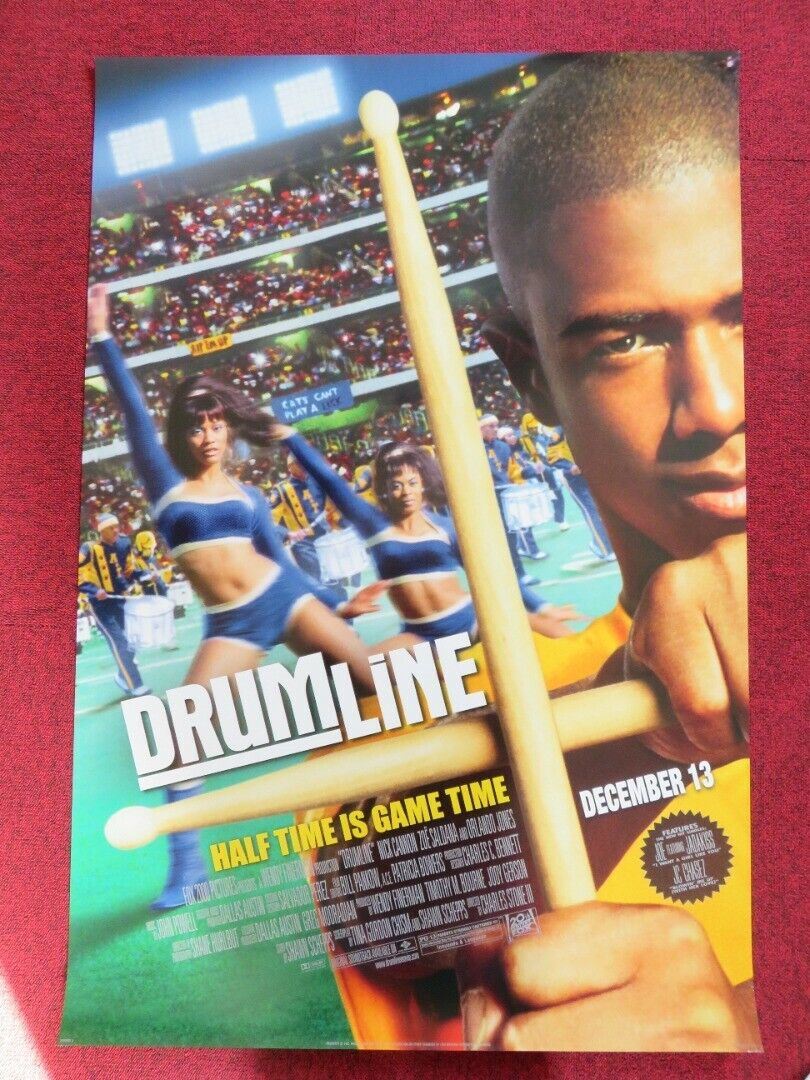 DRUMLINE VERSION A US ONE SHEET ROLLED POSTER NICK CANNON ZOE SALDANA 2002