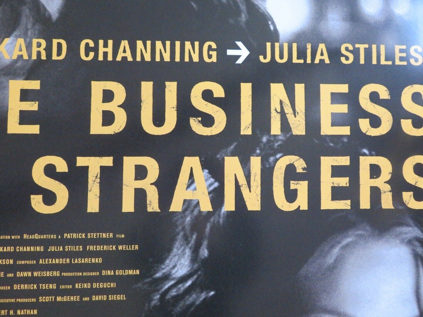 THE BUSINESS OF STRANGERS  US ONE SHEET ROLLED POSTER JULIA STILES 2001