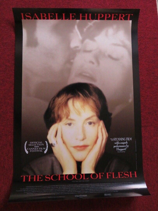 THE SCHOOL OF FLESH US ONE SHEET ROLLED POSTER ISABELLE HUPPERT 1998