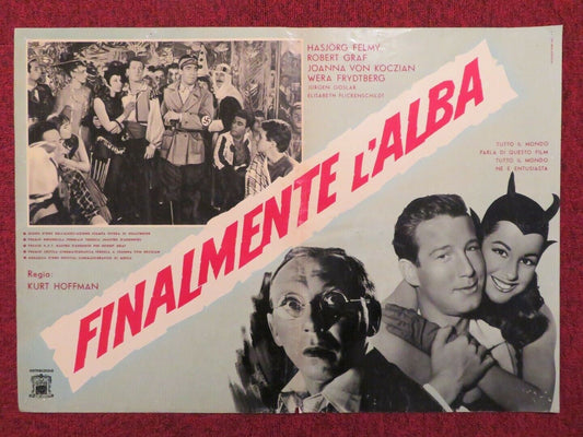 FINALMENTE L'ALBA / AREN'T WE WONDERFUL-A ITALIAN FOTOBUSTA POSTER 1958