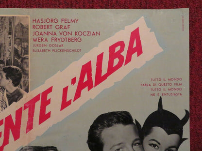 FINALMENTE L'ALBA / AREN'T WE WONDERFUL-A ITALIAN FOTOBUSTA POSTER 1958