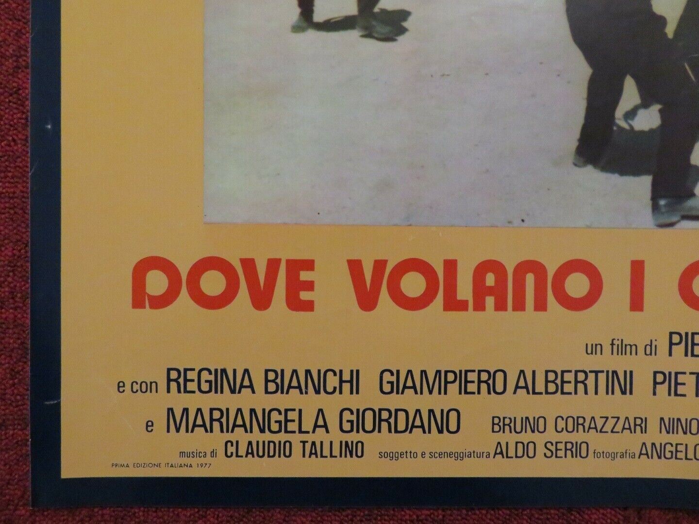 DOVE VOLANO I CORVI D'ARGENTO ITALIAN FOTOBUSTA POSTER CARRADO PANI 1977