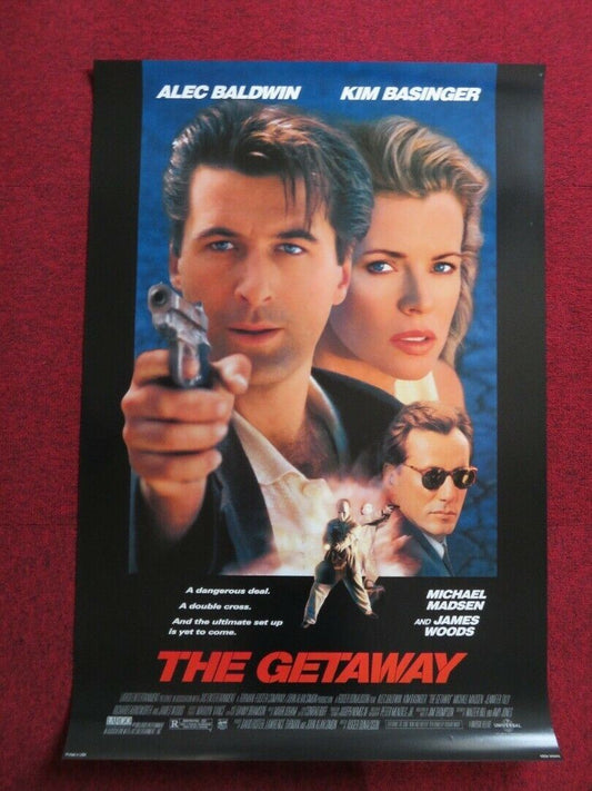 THE GETAWAY  US ONE SHEET ROLLED POSTER ALEC BALDWIN KIM BASINGER 1994