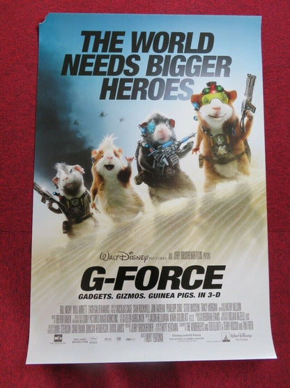 G-FORCE  US ONE SHEET ROLLED POSTER DISNEY NICOLAS CAGE 2009