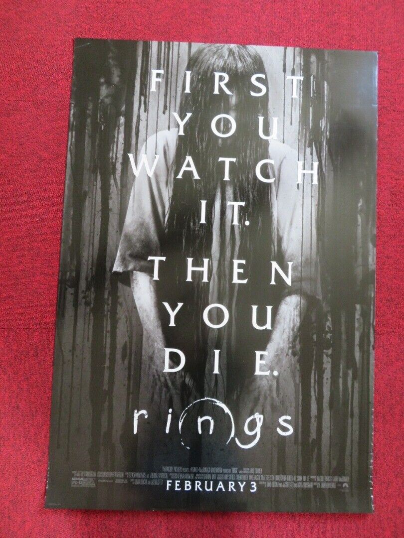 RINGS   US ONE SHEET ROLLED POSTER F.JAVIER GUTIERREZ 2017