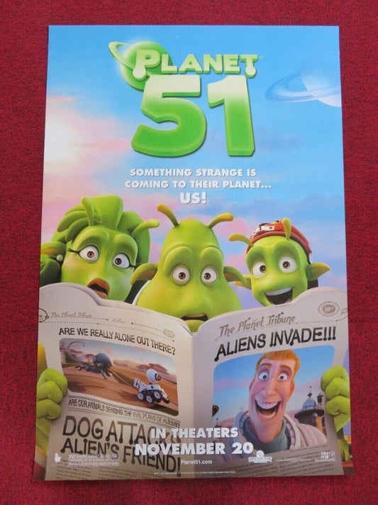 PLANET 51  US ONE SHEET ROLLED POSTER DWAYNE JOHNSON 2009