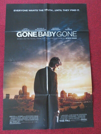 GONE BABY GONE FOLDED US ONE SHEET POSTER CASEY AFFLECK ED HARRIS 2007