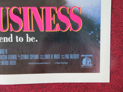 TAKING CARE OF BUSINESS  FOLDED US ONE SHEET POSTER JAMES BELUSHI 1990