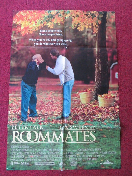 ROOMMATES FOLDED US ONE SHEET POSTER PETER FALK D.B.SWEENEY 1995