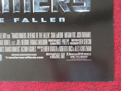 TRANSFORMERS REVENGE OF THE FALLEN  FOLDED US ONE SHEET POSTER SHIA LABEOUF 2009