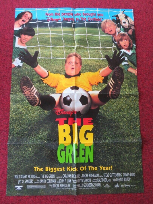 THE BIG GREEN  FOLDED US ONE SHEET POSTER DISNEY 1995