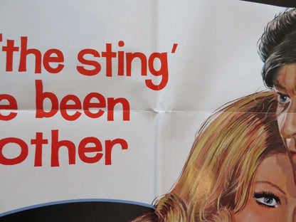 THE GREAT SWINDLE  FOLDED US ONE SHEET POSTER MARISA MELL SYLVA KOSCINA 1975