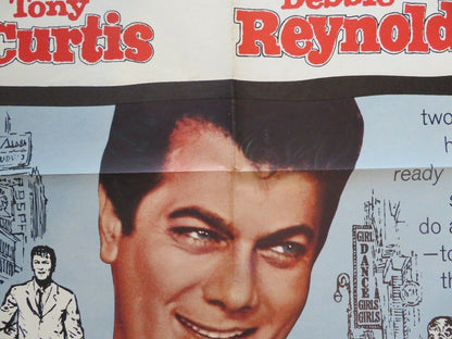 THE RAT RACE FOLDED US ONE SHEET POSTER TONY CURTIS DEBBIE REYNOLDS 1960