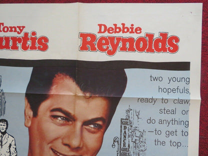 THE RAT RACE FOLDED US ONE SHEET POSTER TONY CURTIS DEBBIE REYNOLDS 1960