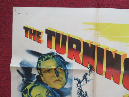 THE TURNING POINT  FOLDED US ONE SHEET POSTER WILLIAM HOLDEN EDMOND O'BRIEN 1952