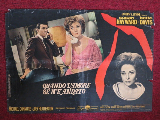 QUANDO L'AMORE SE N'E ANDATO / WHERE LOVE HAS GONE - A ITALIAN FOTOBUSTA POSTER