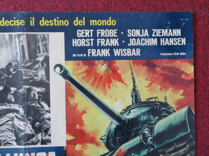 LA BATTAGLIA PIU' LUNGA STALINGRADO - F ITALIAN FOTOBUSTA POSTER GERT FROBE