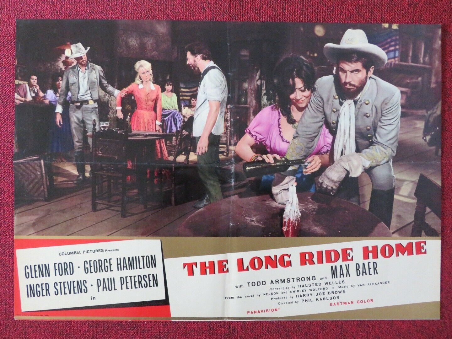 THE LONG RIDE HOME / A TIME FOR KILLING - F ITALIAN FOTOBUSTA POSTER  GLENN FORD