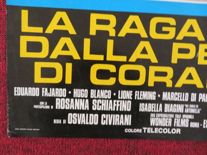 LA RAGAZZA DALLA PELLE DI CORALLO -A  ITALIAN FOTOBUSTA POSTER NORMA JORDAN 1976