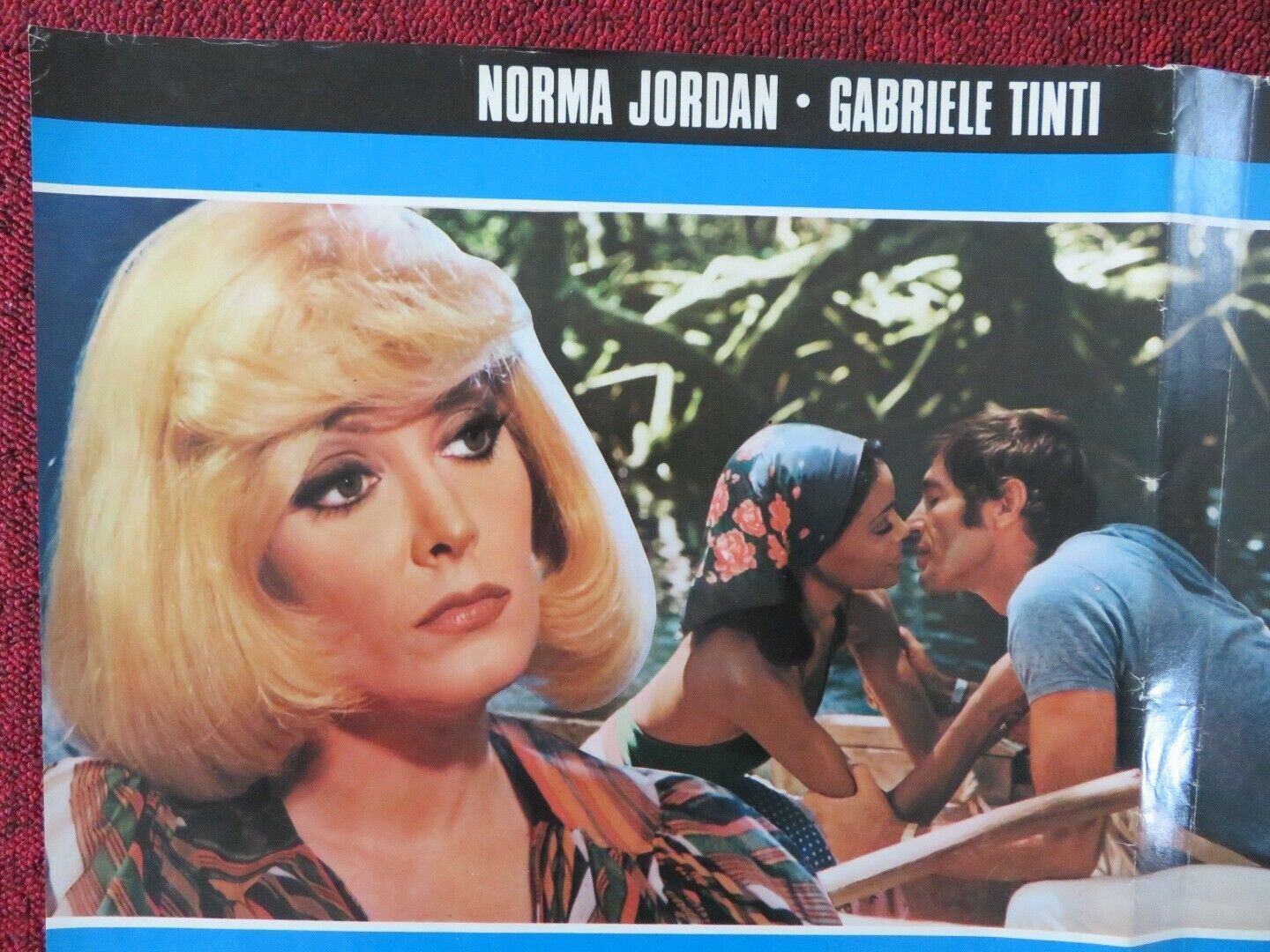 LA RAGAZZA DALLA PELLE DI CORALLO -B  ITALIAN FOTOBUSTA POSTER NORMA JORDAN 1976